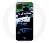 Coque pour Samsung Galaxy A22 5G Formule 1 Pierre Gasly Pilote F1 Blanc
