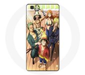 Coque pour Huawei P8 Lite One Piece Luffy Affiche Equipages Manga Anime