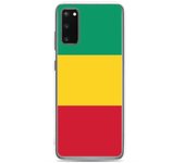 Coque Téléphone - Samsung - Galaxy S20 Plus - Drapeau Guinée - Souple - Multicolore