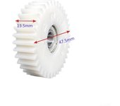 Bicicleta eléctrica 3 uds Nylon Gear 36T para Bafang MXUS