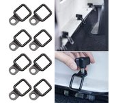 8 piezas de ganchos de carga para RV, anillos de amarre para remolque, ganchos de tracción de metal, anillos de amarre para carga pesada, anillos de amarre L-8PCS