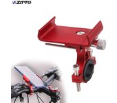 ZTTO bicicleta eléctrica motocicleta bicicleta aleación de aluminio soporte para teléfono móvil negro