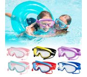 Gafas de natación para niños con vista amplia y montura grande, gafas de moda para niños 6