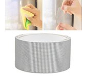 Cinta de reparación de mosquitera para ventana y puerta, parche autoadhesivo impermeable, 5x200cm gris