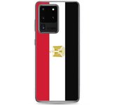 Coque Téléphone - Samsung - Galaxy S20 - Drapeau Égypte - Souple - Multicolore