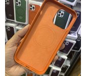 Funda de cuero PU para Magsafe para iPhone 14 Pro Max Plus, Funda de cuero con carga inalámbrica magnética para iPhone 13 12 Pro Max For iPhone 14 negro