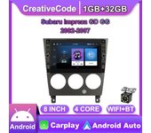 8 pulgadas para Subaru Impreza GD GG 2002-2007 con botón perilla Android Car Radio reproductor Multimedia navegador estéreo GPS 2 Din 1 + 32GB 1+32GB
