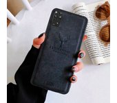 Funda de tela de silicona suave para Poco M6 M4 X6 Pro 5G X5 F5 C65 C75 Xiaomi 14T 13T 11T 12 13 Redmi 14C 13C A3 9T Note 9 10 11 5G Funda con patrón de ciervo Xiaomi Poco M3 Pro 5G negro