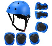 Casco protector para niños, rodilleras, coderas, 2, 3, 4, 5, 6, 7, 8, 9, 10, 11, 12 años, equipo de protección adecuado para patines y patinetas para niñas y niños 10-30kg