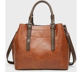 Nuevo bolso de moda para mujer: Bolso de hombro estilo europeo y americano negro