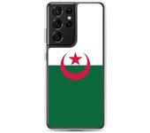 Coque Téléphone - Samsung - Galaxy S21 - Drapeau Algérie - Souple - Multicolore