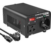 Convertidor de potencia del transformador de voltaje LVYUAN 500W(220 V a 110 V, 110 V a 220 V) Convertidor reductor/reductor 110/120 voltios - 220/240 voltios 220V Input EU Plug negro