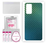 Adhesivo protector trasero apgo compatible con Xiaomi Poco M4 Pro 5G, lámina de vinilo - Patrón Camaleón de Carbono CAKA1