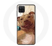 Funda para Samsung Galaxy A42 5G American Pit Bull Terrier Marrón