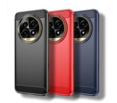Funda para Realme 13 Pro Funda para Realme 13 Pro+ Funda de 6,7 pulgadas de fibra de carbono a prueba de golpes de silicona para Realme 13 Pro Plus 5G For Realme 13Pro negro