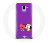 Coque pour Samsung Galaxy A8 2018 BTS Bangtan Sonyeondan BT21 Tata V Chimmy Jimin