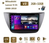 Radio de coche Android 2din Carplay para Mitsubishi Lancer 9 CS 2000-2010 reproductor de vídeo Multimedia navegación GPS WIFI estéreo 2 + 32GB 1+16GB