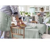 Nappe de table  Gaïa  150 x 350 cm  Gaze de Coton  - Gaïa Eucalyptus
