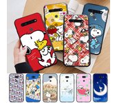 Funda negra AN12 Snoopy para OPPO Reno 8 6 5 4 Pro Find X3 A17 A31 A38 A40 A53 A54 A55 A74 A76 A78 A77 A80 A94 A95 A96 Pro Sofe OPPO A94 5G ébano