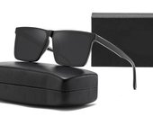Elegantes gafas de sol polarizadas cuadradas para hombre: protección UV, gafas de conducción modernas