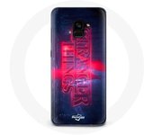 Coque pour Samsung Galaxy A8 Plus Stranger Things Logo Transparent Saison 4 Bande annonce 2022
