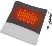 Estera calentadora de pies con carga USB, calentador de pies de felpa suave para invierno, estera calentadora de pies para hombres y mujeres 38 gris oscuro