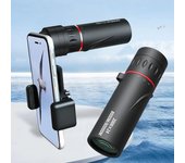 Telescopio con zoom 2000 HD Binoculares fuertes portátiles Telescopio monocular Mini clip para teléfono al aire libre Trípode Camping Observación de aves Telescopios Camping