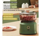 Trituradora de ajos eléctrica de 350ML, picadora de alimentos para cocina, cortadora de verduras multifuncional, máquina picadora de carne, herramientas de cocina recargables por USB de 45W