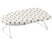 Tabla de planchar de malla de acero liviana Yamazaki Jitsugyo Neko Press blanca aprox.. 60 x 36 x 19 cm 2640