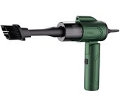 Aspiradora inalámbrica para coche 3 en 1, soplador de aire de mano, bomba infladora multifuncional verde