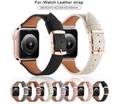 Correa de cuero genuino para reloj iPhone 45 mm 41 mm 44 mm 40 mm 42 mm 38 mm 49 mm pulsera de reloj iwatch serie ultra 8 7 6 se 5 3 38/40/41mm negro