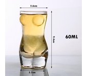 Taza de cerveza única, copa de vino divertida, whisky, Vodka, vasos de chupito, Bar, copa de cóctel 5.7*9.4*5.6cm