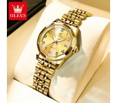 OLEVS Camiseta nueva para mujer Reloj de moda Romano Digital Calendario único Relojes impermeables para mujer