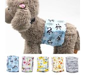 Pañales para perros de moda al aire libre, lavables, transpirables, colores vibrantes, pañales para perros masculinos, bandas para el vientre para perros XS rojo rosa