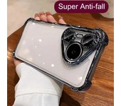 Funda de silicona suave con revestimiento engrosado de cuatro esquinas para Huawei Pura 70 Pro P60 P50 P40 P30 Mate 30 40 P 50 60 50E 30pro Honor 50 90 200 Magic5 6 Cover Pura 70 negro