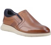 Mocasines de cuero italiano Holden para hombre de POD 7 UK azul oscuro