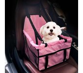 Asiento de Seguridad Impermeable para Mascotas Transpirable Impermeable Cachorro Gato Perro Viaje Seguro Transportín Almohadilla Bolsa Cesta Cinturón de Seguridad para Coche None azul