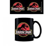 Taza Logotipo de Parque Jurásico One Size rojo/negro