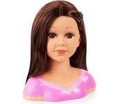 Busto Reig Charlene Supermodelo Peinado y maquillaje Peluca marrón