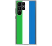Coque Téléphone - Samsung - Galaxy S22 Ultra - Drapeau Sierra Leona - Souple - Multicolore