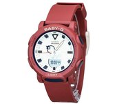 Reloj Casio Baby-G analógico digital con base biológica, correa de resina, esfera blanca, cuarzo BGA-310RP-4A 100M para mujer blanco