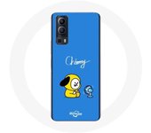 Coque pour Vivo Y72 Bangtan BTS BT21 Chimmy Jimin Fond Bleu