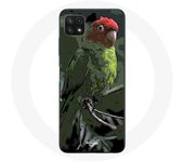 Coque pour Samsung Galaxy A22 5G Pionus Perroquet Rouge Vert