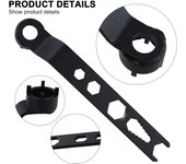 Para amoladora angular de cuatro garras Placa de amoladora angular Ajuste manual Llave de extracción Llave de ajuste Accesorios Llave de extracción plata