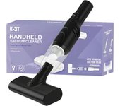 Aspiradora de mano con autonomía de 30 minutos, aspiradora inalámbrica portátil recargable con potente succión de 3000 PA para la limpieza del hogar y el automóvil One Size negro