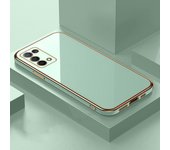 Funda de TPU suave con revestimiento 6D para OPPO K11 K9 Pro A78 A58 A38 A76 A36 A94 A74 A72 A73 A53 A57 Reno 10 11 Realme 10 11 9 GT5 cubierta de parachoques de silicona de lujo OPPO Find X3 Neo blanco