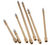 Práctico coche Auto camión rueda de latón tapa de válvula de neumático extensión de vástago de neumático extensor de poste 50mm