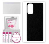 apgo Protective Skin Sticker for the back compatible with Motorola Moto G Stylus 5G 2022, Wrap Film, Foil, Vinyl - Pattern Matte Black