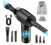 Aspirador y soplador de aire comprimido 2 en 1, inalámbrico, 51 000 RPM, recargable, inalámbrico
