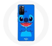 Coque pour Xiaomi Redmi Note 11s 5G Ohana Stitch mignon fond bleu